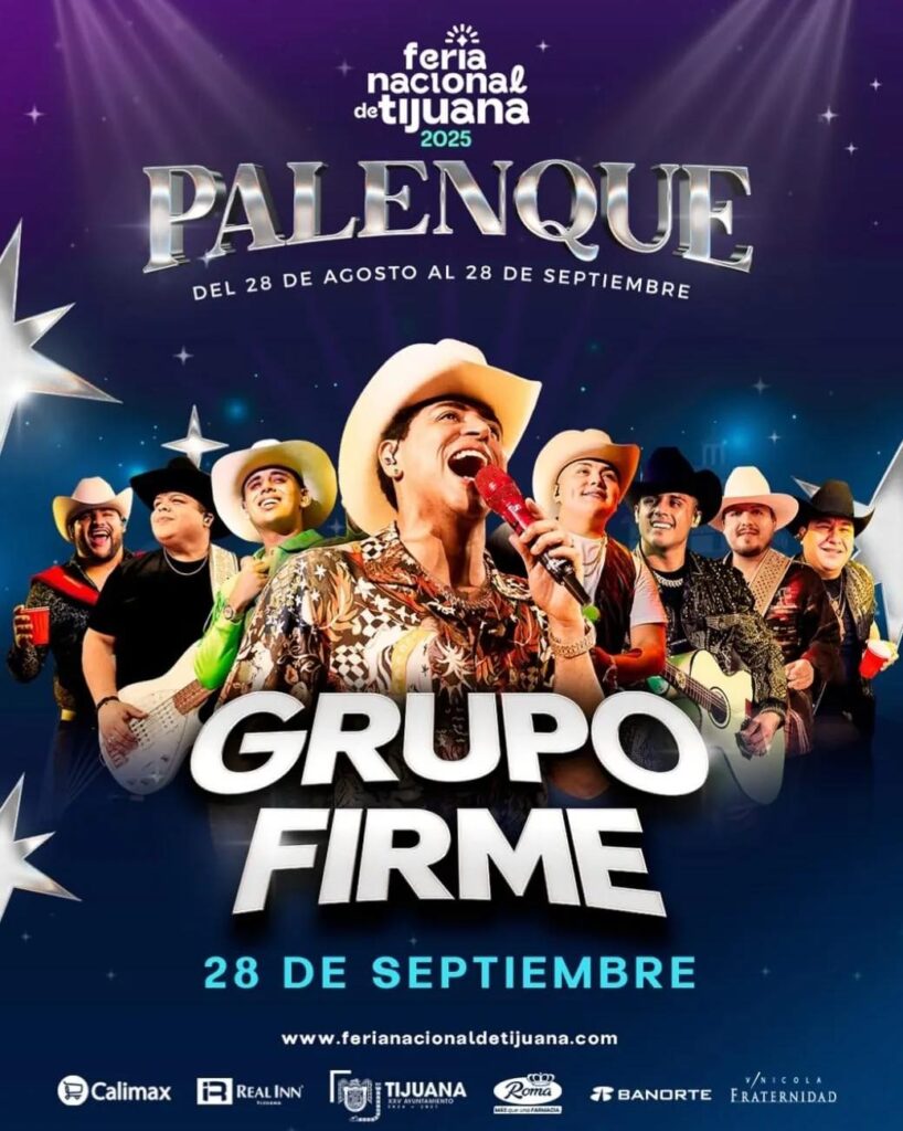 grupo firme palenque tijuana 2025