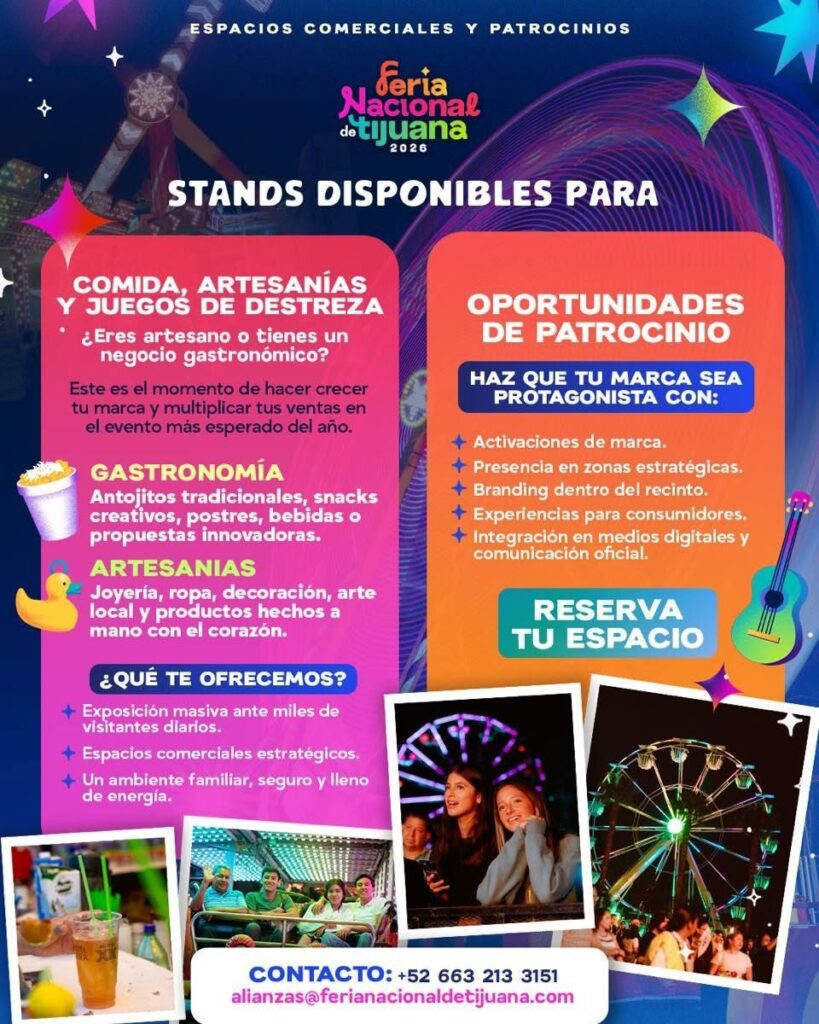 espacios comerciales feria tijuana 2026